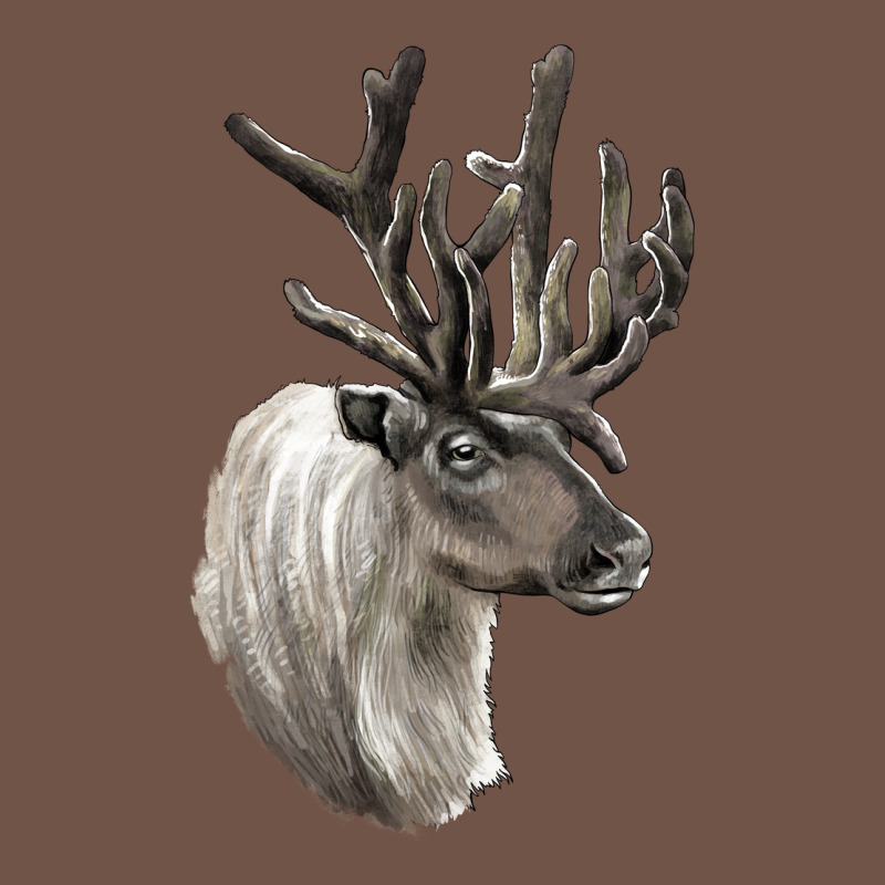 Reindeer Buck Deer Head Premium Sweatshirt by LillyAllenDesigns | Teevron