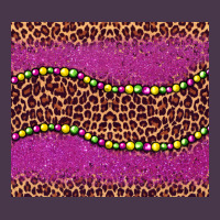 Mardi Gras  Leopard Pink Glitter Bead Heavyweight Hoodie | Teevron