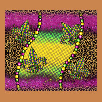 Mardi Gras  Leopard Pink Glitter Heavyweight Hoodie | Teevron