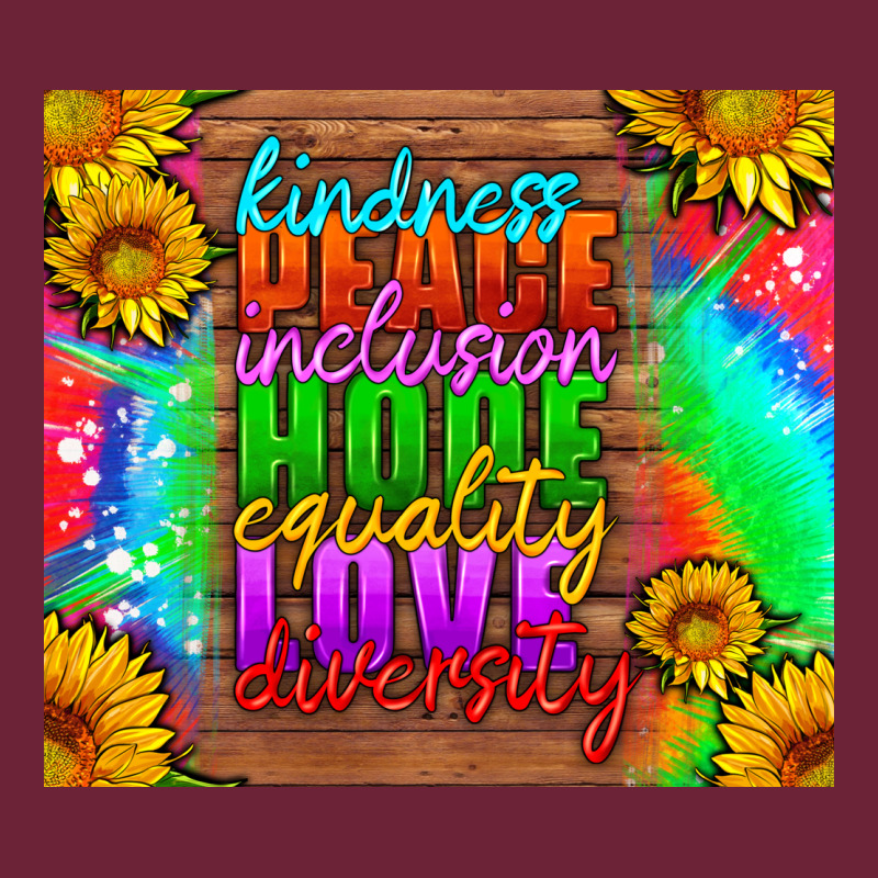 Kindness Peace Inclusion Hope Equality Love Diversity Long Sleeve Tee by HRA Design Shop | Teevron