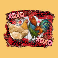 Xoxo Rooster And Chicken Vintage Hoodie | Teevron