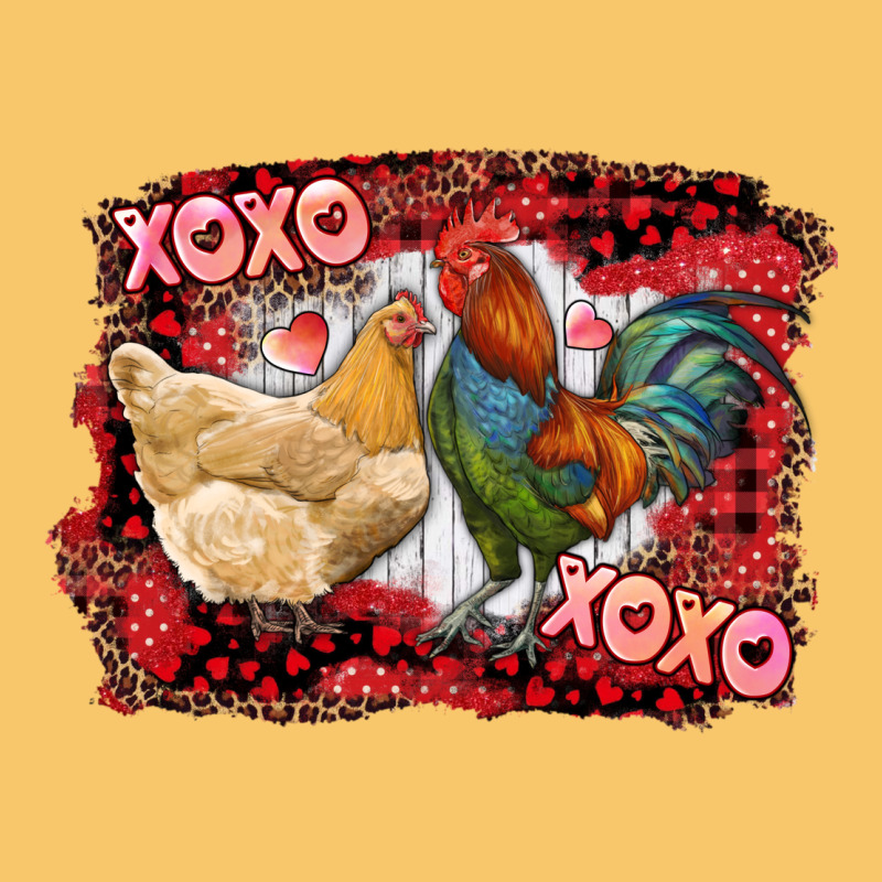 Xoxo Rooster And Chicken Vintage Hoodie by RanaPortraitStore | Teevron