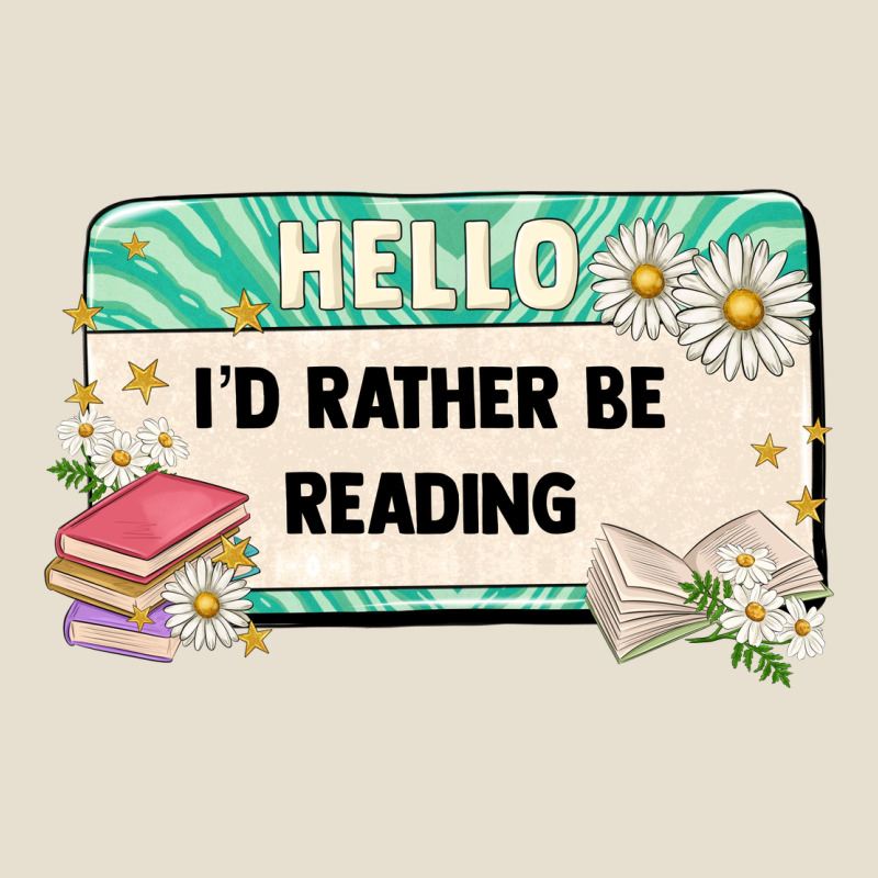 Hello Id Rather Be Reading Urban Hoodie by Artiststas | Teevron