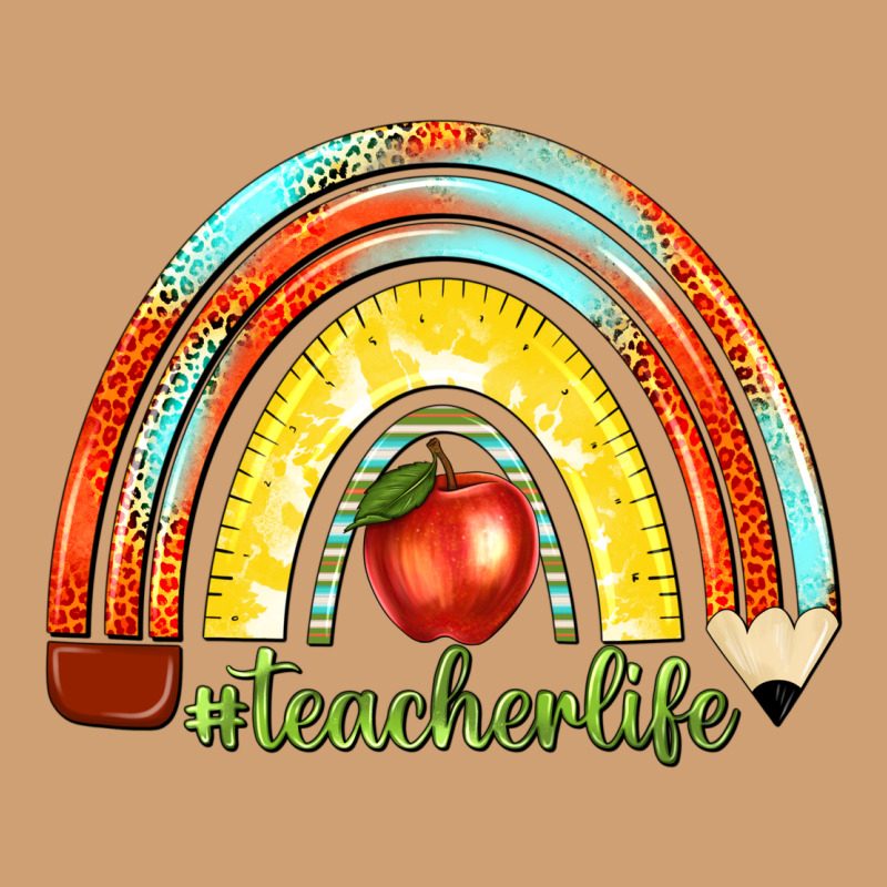Teacher Life With Rainbow Vintage Tee by texasbilliewilder | Teevron