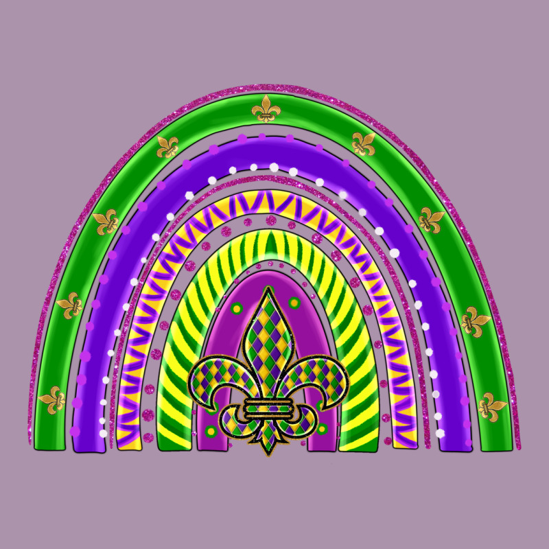 Mardi Gras Rainbow Heavyweight Hoodie by BarkalooDesign | Teevron