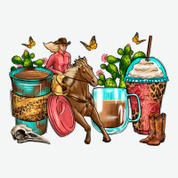 Cowgirl Coffee Cups Urban Heavy Tee | Teevron