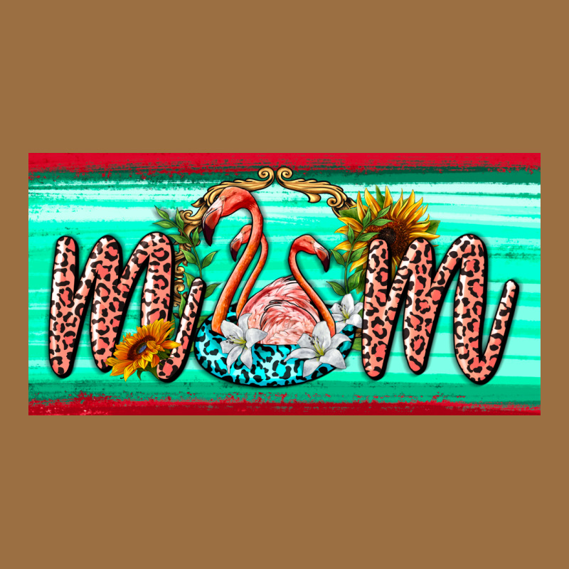 Flamingo Mom License Plate Vintage Tee by BarkalooDesign | Teevron