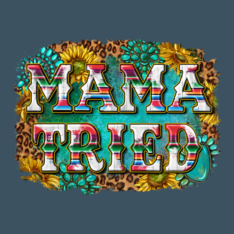 Western Mama Tried With Sunflowers And Gemstone Urban Heavy Tee by texasbilliewilder | Teevron
