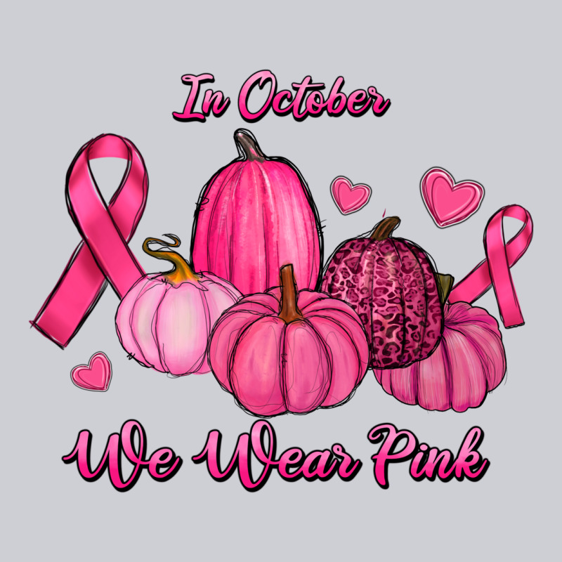 In October We Wear Pink Pumpkins Heavyweight Sweatshirt by RanaPortraitStore | Teevron
