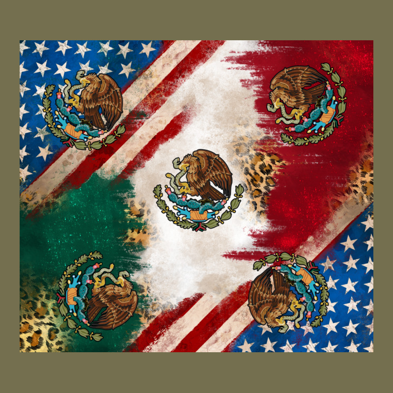American With Mexican Flag Vintage Hoodie by RanaPortraitStore | Teevron