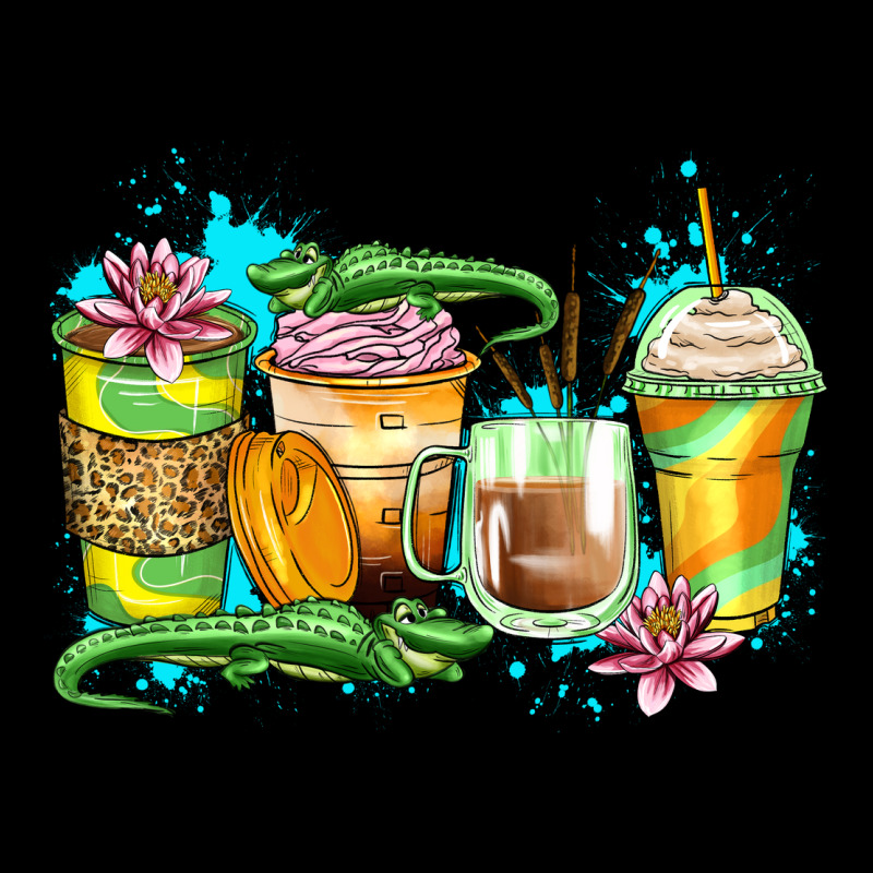 Alligator Coffee Cups Urban Heavy Tee by Zillion Design Studio | Teevron