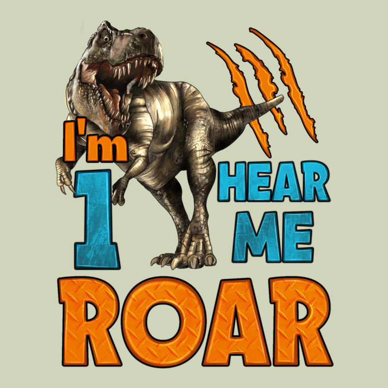 I'm One Hear Me Roar Dinosaur Birthday Heavyweight Hoodie by LillyAllenDesigns | Teevron