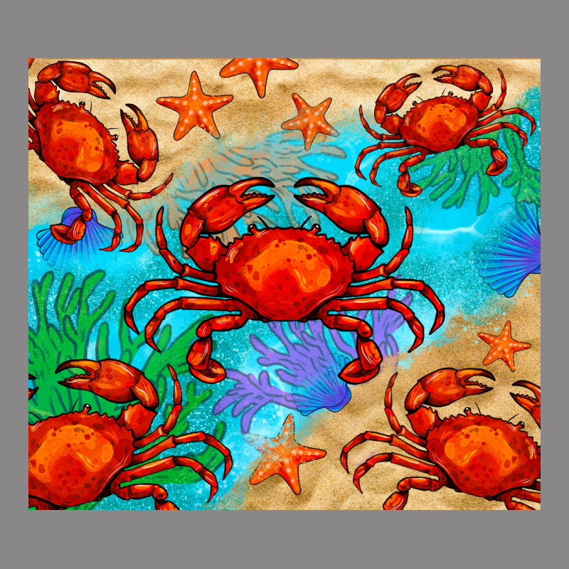 Crab Vintage Tee by BarkalooDesign | Teevron