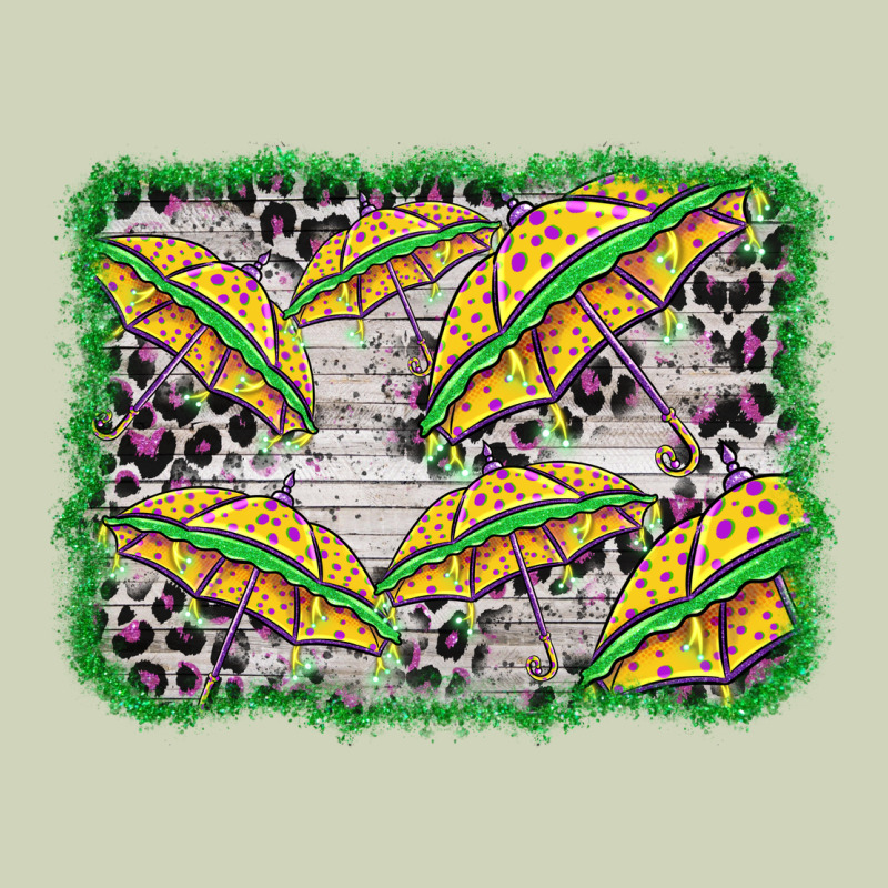 Mardi Gras Umbrella Background Heavyweight Hoodie by BarkalooDesign | Teevron