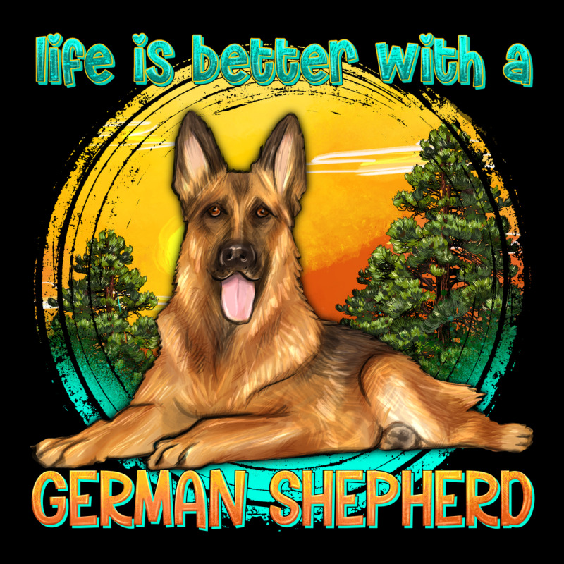 Life Is Better With A German Shepherd Heavyweight Sweatshirt by texasbilliewilder | Teevron