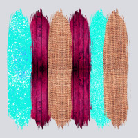 Colored Farm Life Purple Wood Jute Cyan Glitter Brush Strokes Zipper Hoodie | Teevron