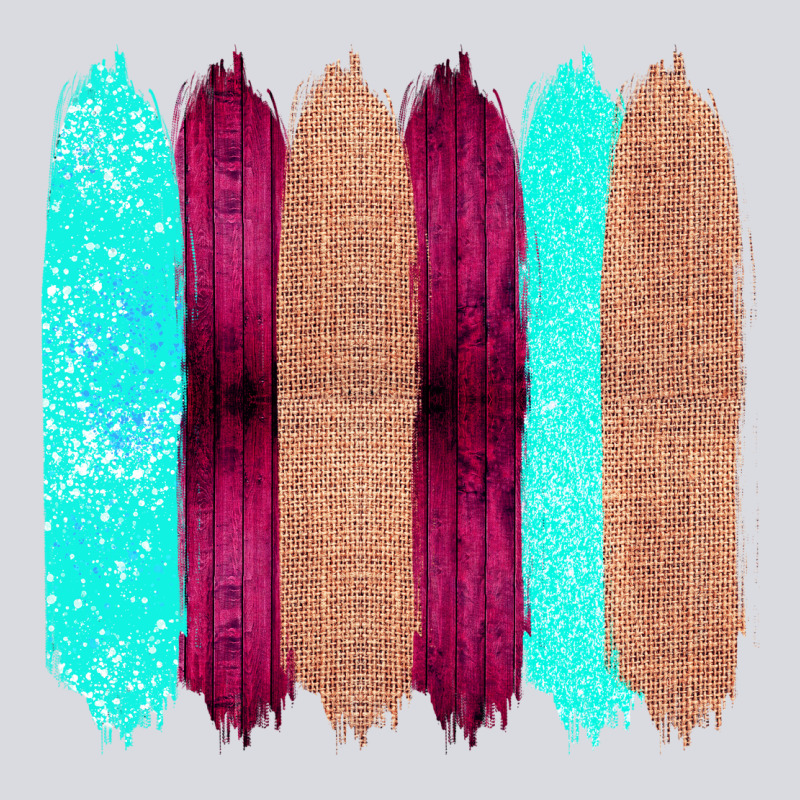 Colored Farm Life Purple Wood Jute Cyan Glitter Brush Strokes Zipper Hoodie by Bettercallsaul | Teevron