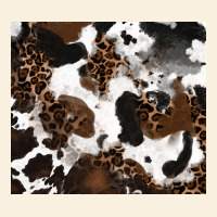 Cowhide And Leopard Pattern Vintage Hoodie | Teevron