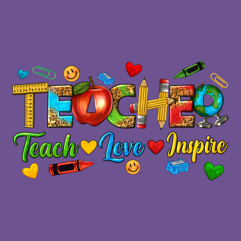 Teacher Teach Love Inspire Tbw Vintage Tee by texasbilliewilder | Teevron