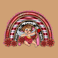 Valentine's Day Cupid Rainbow Vintage Tee | Teevron