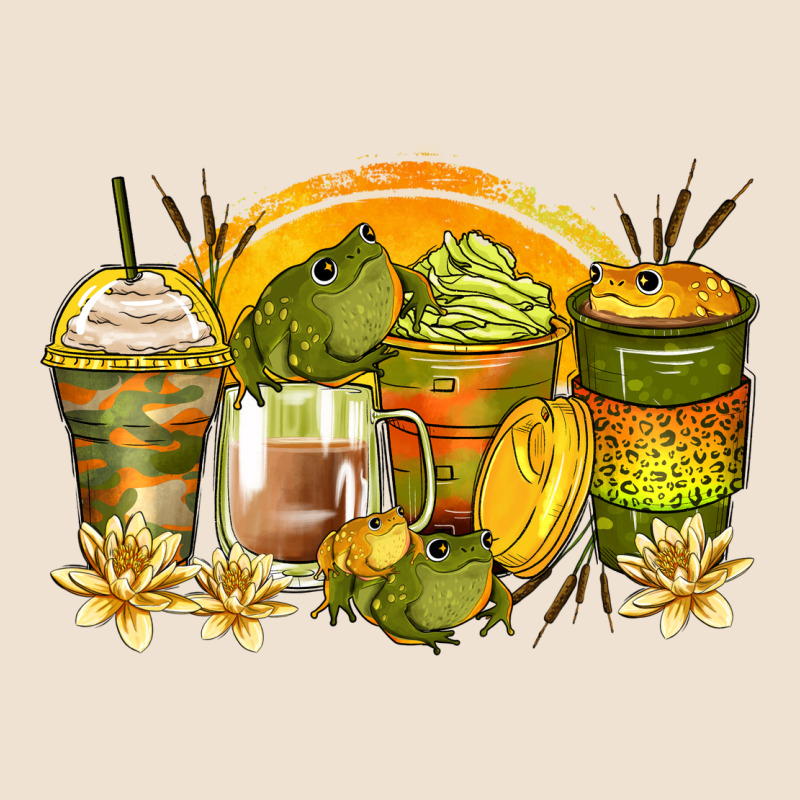 Frog Coffee Cups Urban Heavy Tee by Zillion Design Studio | Teevron