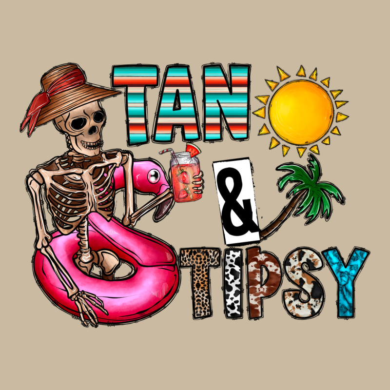 Tan Tipsy Long Sleeve Tee by CowhideDigitalArt | Teevron