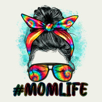 Tie Dye Momlife Messy Bun Urban Heavy Tee | Teevron