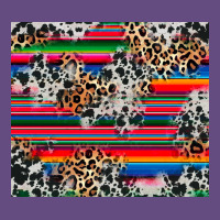 Cowhide Leopard Serape Vintage Hoodie | Teevron