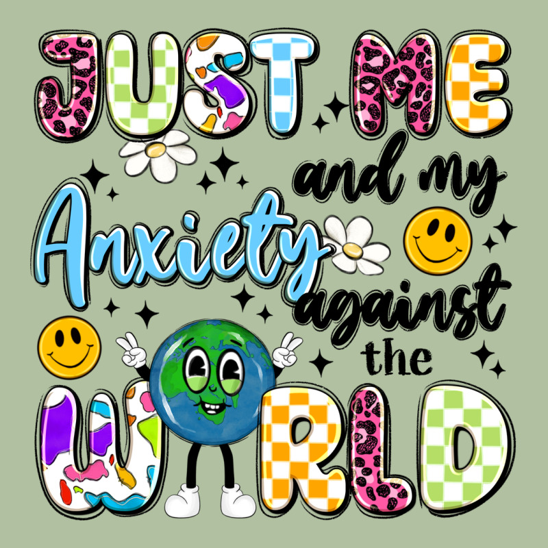Just Me And My Anxiety Against The World Urban Hoodie by Artiststas | Teevron