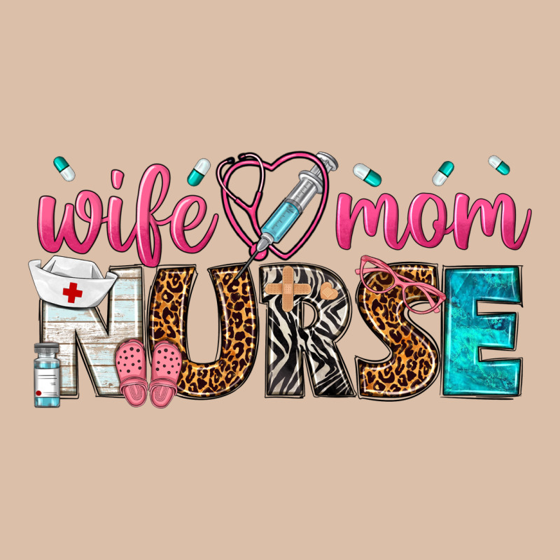 Wife Mom Nurse Urban Heavy Tee by texasbilliewilder | Teevron