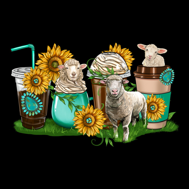 Sheep Coffee Cups Heavyweight Sweatshirt by texasbilliewilder | Teevron