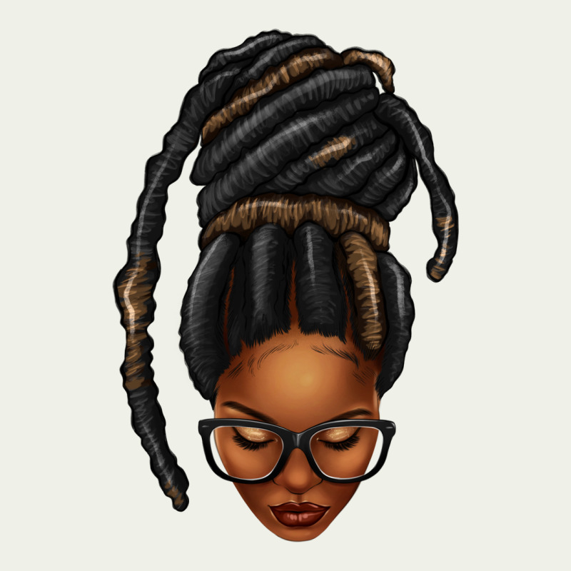 Afro Woman Faux Jumbo Locs Urban Heavy Tee by texasbilliewilder | Teevron