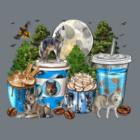 Wolf Coffee Cups Heavyweight Sweatshirt | Teevron