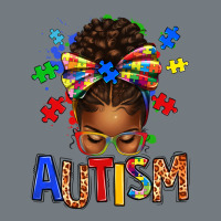 Autism Awareness Afro Messy Bu Heavyweight Sweatshirt | Teevron
