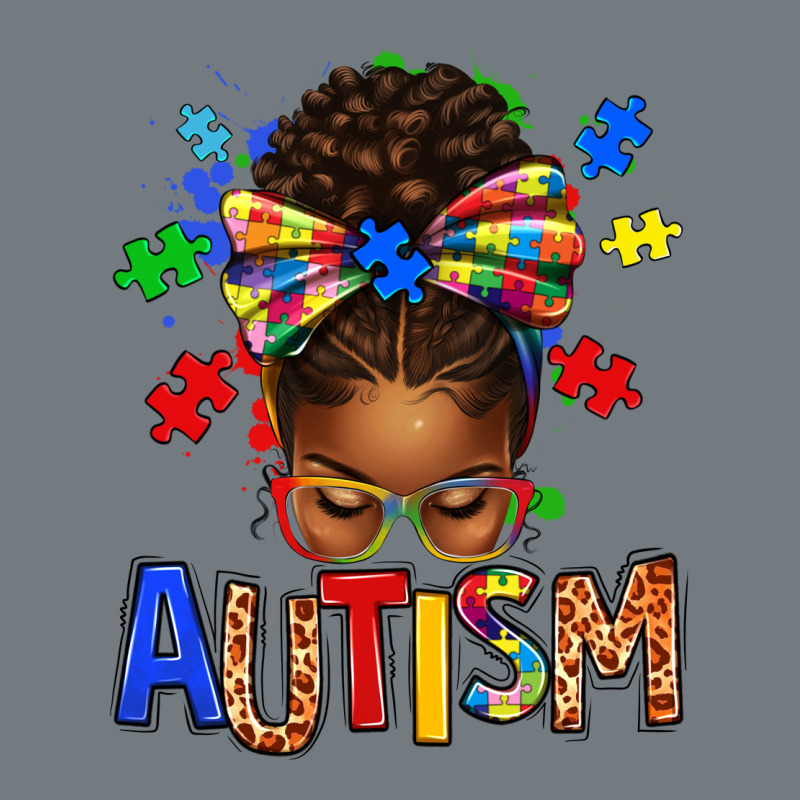 Autism Awareness Afro Messy Bu Heavyweight Sweatshirt by texasbilliewilder | Teevron