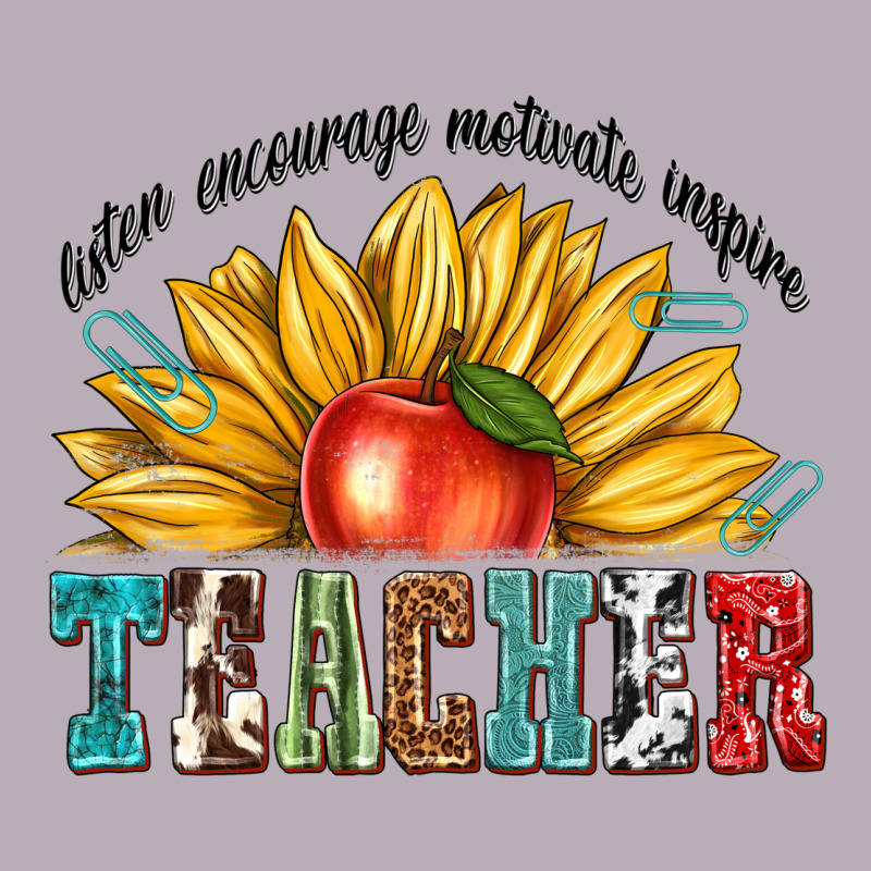 Teacher With Sunflower Vintage Tee by texasbilliewilder | Teevron