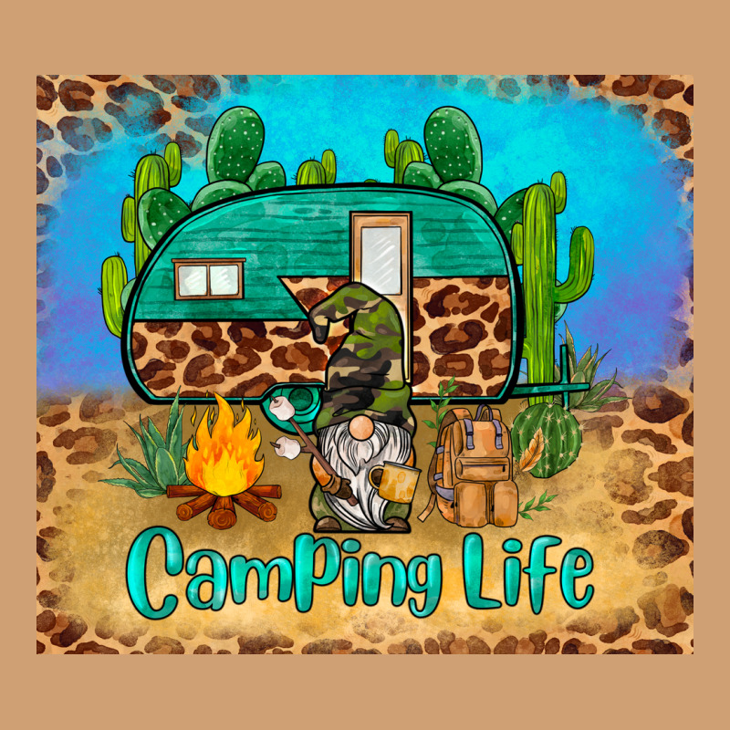Camping Life Tumbler Vintage Tee by BarkalooDesign | Teevron