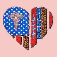 4th Of July Nurse Heart Flag Urban Heavy Tee | Teevron