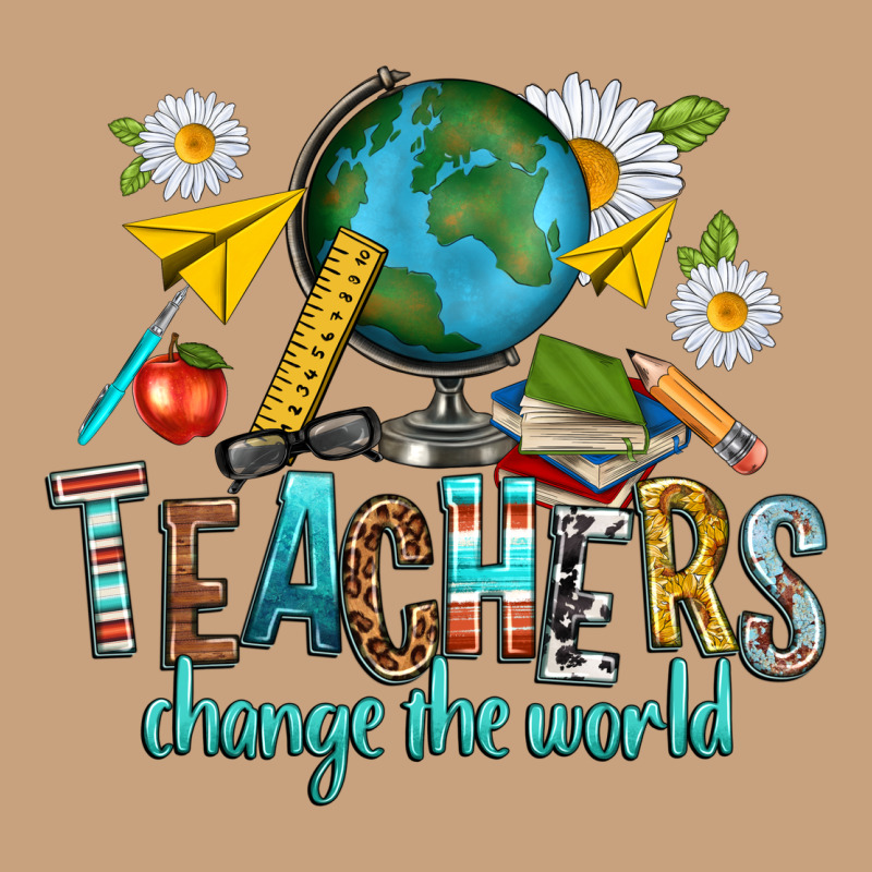Teachers Change The World Vintage Tee by texasbilliewilder | Teevron
