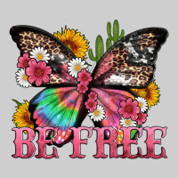 Be Free With Butterfly And Cactus Flowers Premium Tee | Teevron