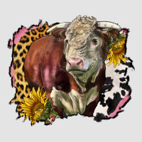 Hereford Bull Western Background Premium Sweatshirt | Teevron