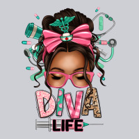 Afro Messy Bun Diva Life Heavyweight Sweatshirt | Teevron