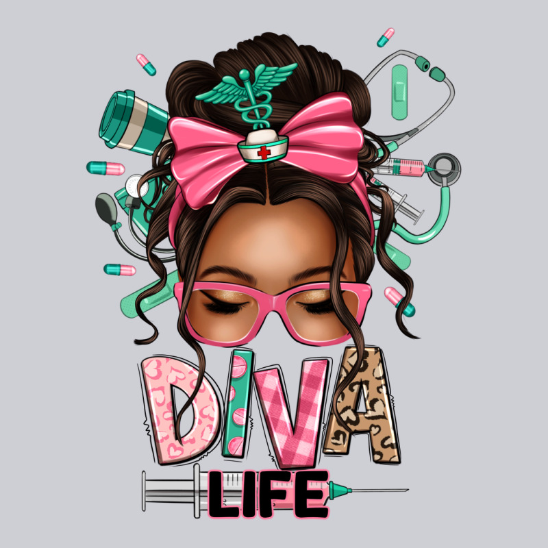 Afro Messy Bun Diva Life Heavyweight Sweatshirt by texasbilliewilder | Teevron