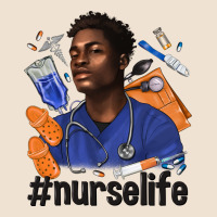 Afro Man Nurse Life Urban Heavy Tee | Teevron
