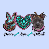 Peace Love Pitbull Urban Heavy Tee | Teevron