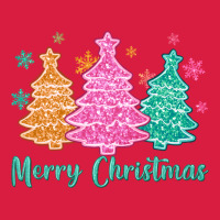 Merry Christmas Glitter Trees Premium Hoodie | Teevron