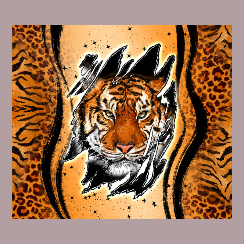 Tiger Scratch Mark Vintage Hoodie by RanaPortraitStore | Teevron