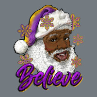 Believe Purple And Gold African American Santa Heavyweight Sweatshirt | Teevron
