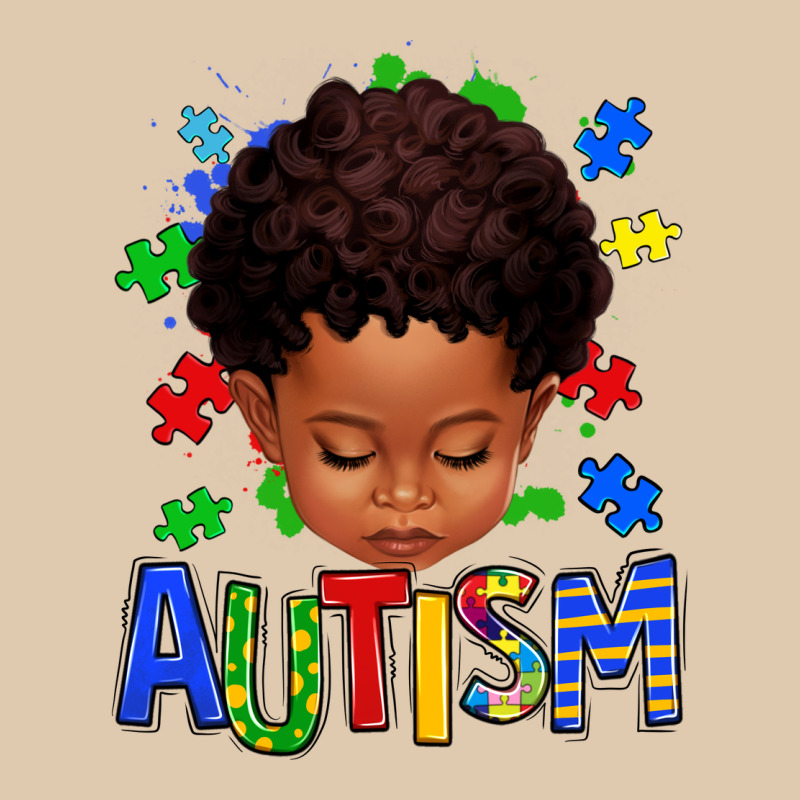 Autism Afro Kid Full Face Heavyweight Sweatshirt by texasbilliewilder | Teevron