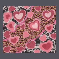 Valentines Day Hearts With Leopard And Cowhide Vintage Hoodie | Teevron
